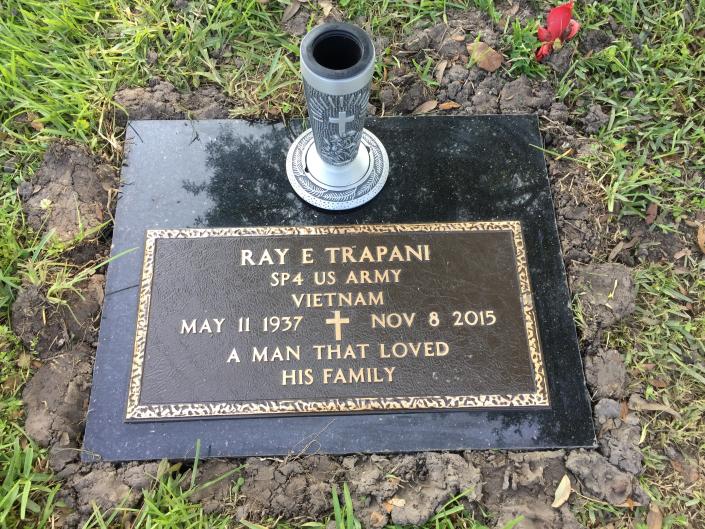 This is an example of a bronze flat memorial. 
