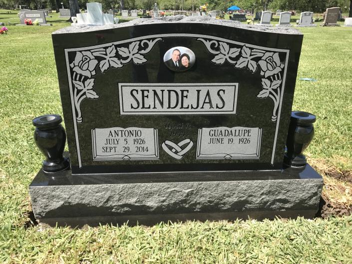 This monument is an example of a companion monument, meant for two loved ones. 